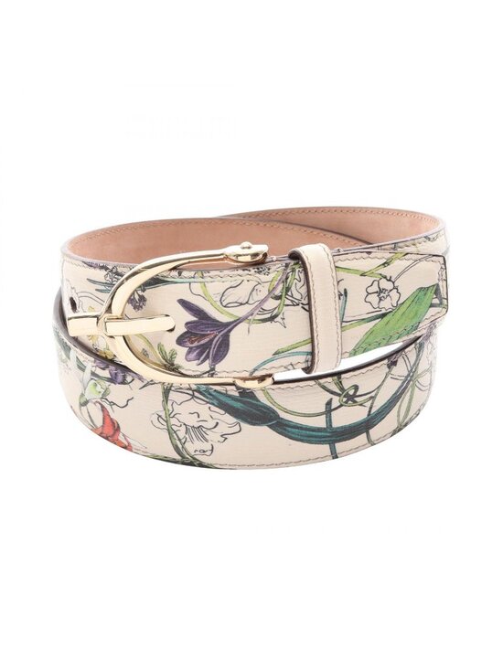 Gucci Accessories - Gucci Belt Flora Leather